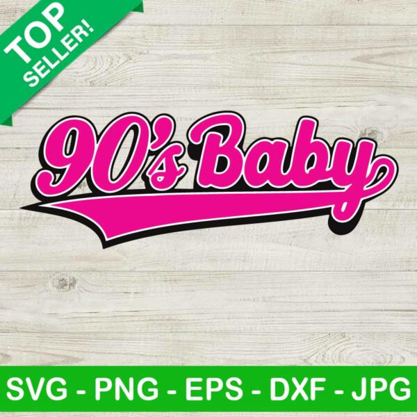 Barbie 90s Baby SVG