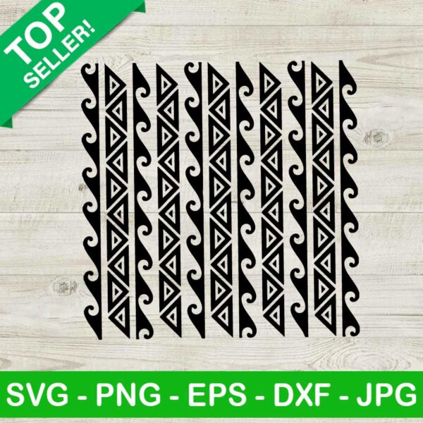 Seamless kakau hawaiilan pattern SVG, Seamless pattern SVG, Wave Seamless pattern SVG, Hawaii Seamless SVG cricut