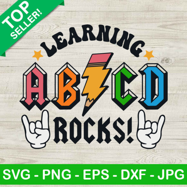 Learning ABCD Rocks SVG