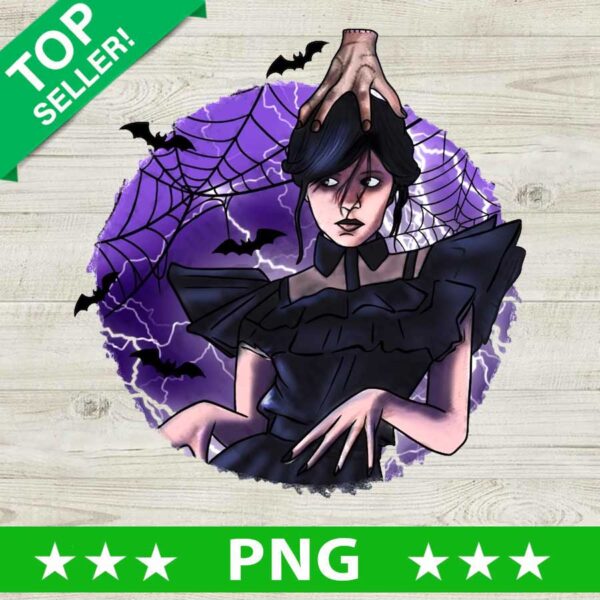 Wednesday Addams Dancing PNG