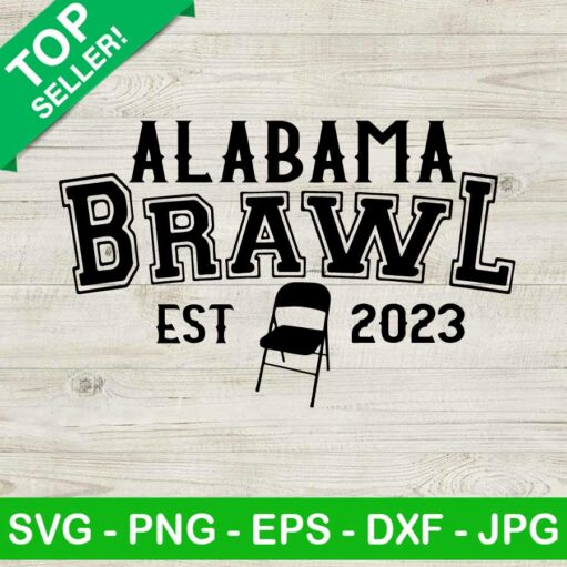 Alabama Brawl 2023 SVG