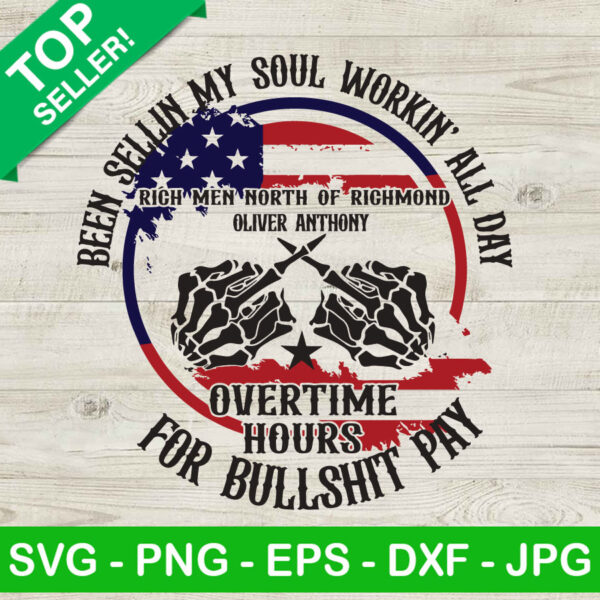 I've been sellin' my soul Oliver Anthony SVG