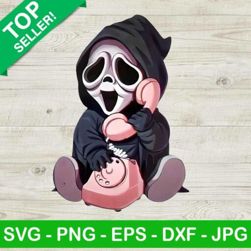 Baby The Grim Reaper Calling Phone Png