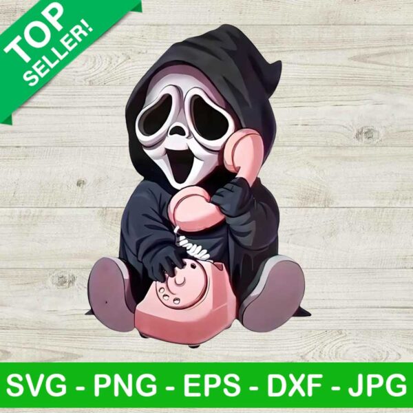 Baby The Grim Reaper Calling Phone PNG