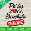 Pa Los 2000 Escucha RBD SVG