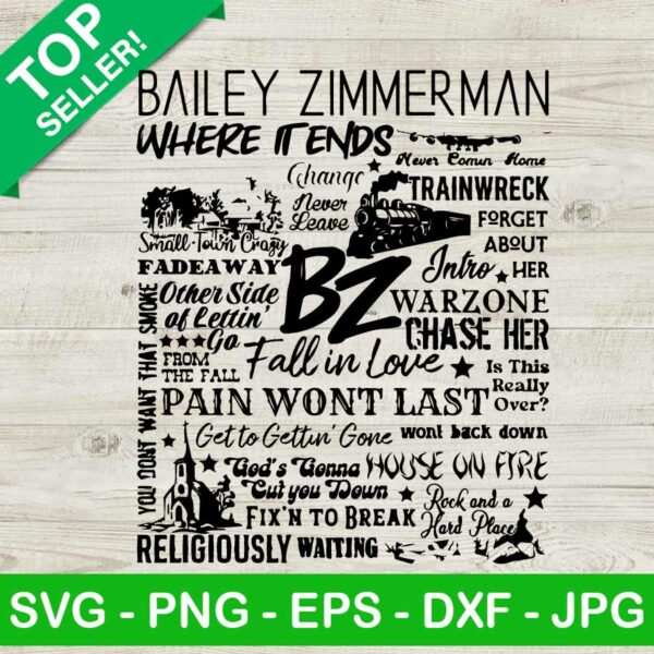 Bailey Zimmerman SVG
