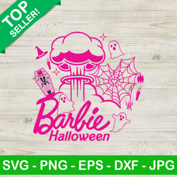 Barbie Barbenheimer Halloween SVG