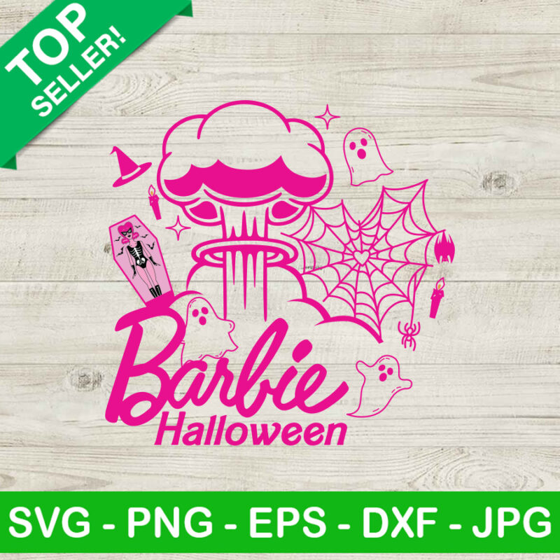 Barbie Barbenheimer Halloween SVG