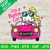 I'm A Barbie Girl Hello Kitty SVG