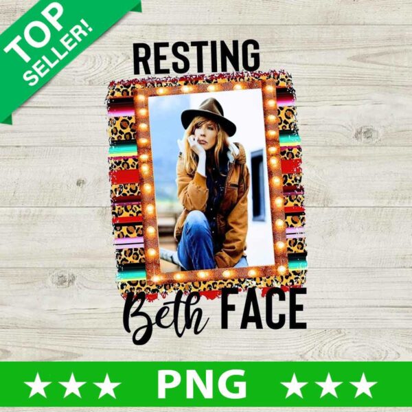 Resting Beth Face PNG