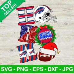 Christmas Hohoho Buffalo Bills PNG