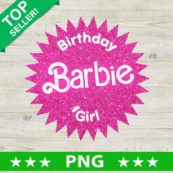 Birthday Barbie Girl PNG
