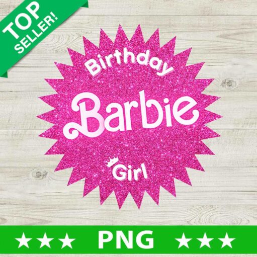 Birthday Barbie Girl Png