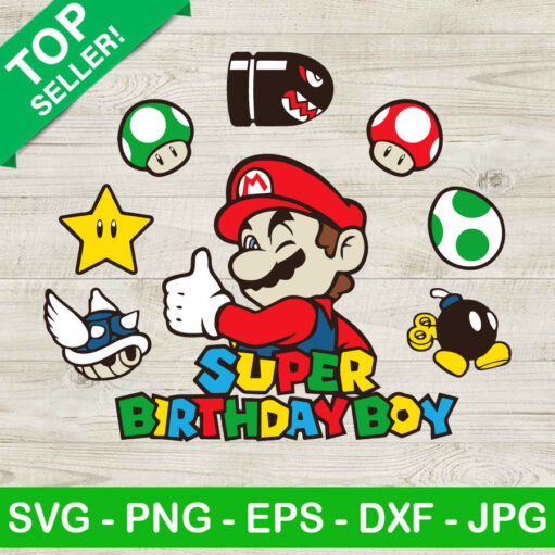 Super Birthday Boy Svg