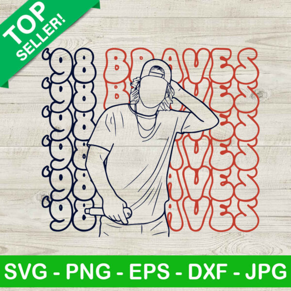98 Braves Morgan Wallen SVG