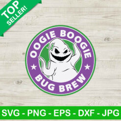 Oogie Boogie Bug Brew Coffee Logo SVG