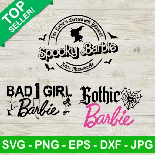 Barbie Halloween Bundle Svg