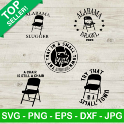 Alabama Chair Brawl Bundle SVG, Alabama Folding Chair SVG, Alabama Brawl SVG, Montgomery Brawl SVG
