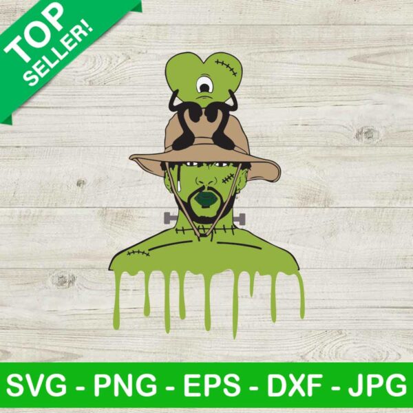 Bad Bunny Frankenstein Monster SVG