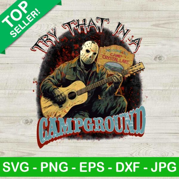 Jason Voorhees Try That In A Campground PNG