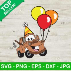 Tow Mater Birthday Boy SVG