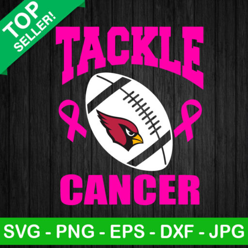 Tackle Breast Cancer Arizona Cardinals Svg