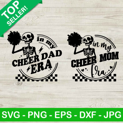 In My Cheer Mom Era Skeleton Svg