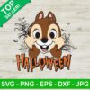 Chip And Dale Happy Halloween SVG