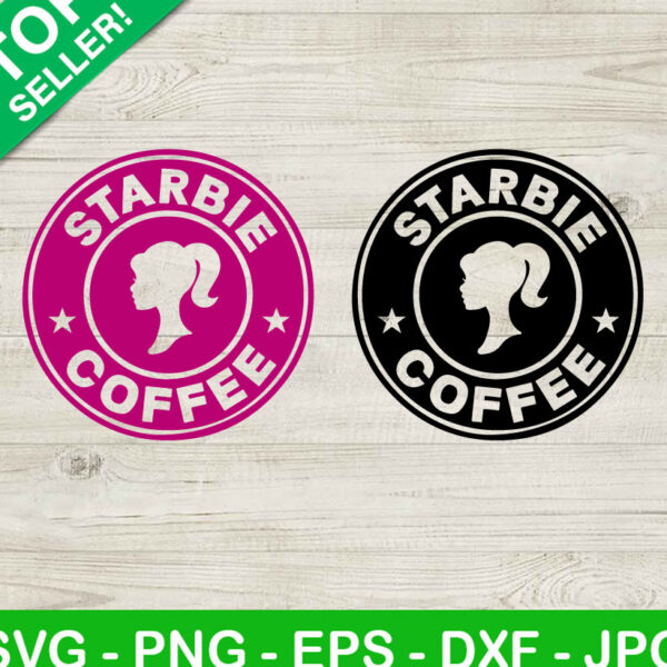 Starbie Barbie Coffee Logo SVG Bundle