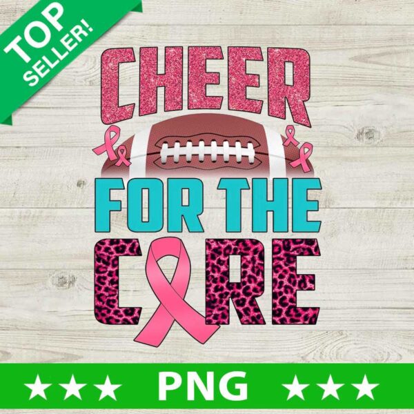 Breast Cancer Cheer For The Cure PNG