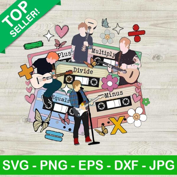 Ed Sheeran Cassette Mathematics Tour PNG