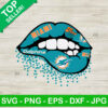 Miami Dolphins Sexy Lip SVG