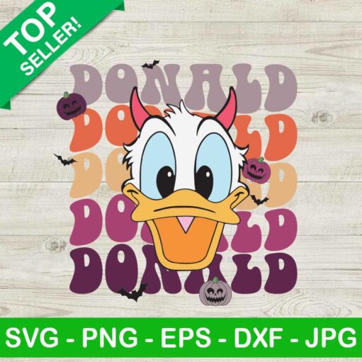 Donald Halloween Svg