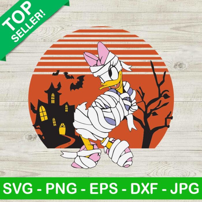 Daisy Duck Mummy Halloween SVG