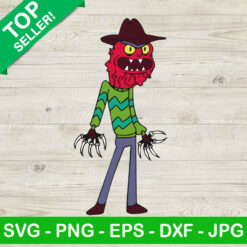 Rick And Morty Freddy Krueger SVG