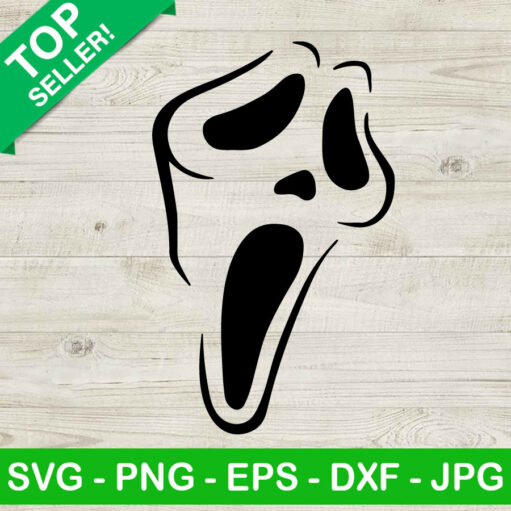 Ghostface Mask Svg