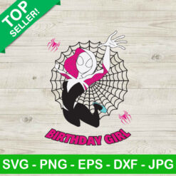 Spider Gwen Birthday Girl SVG