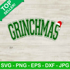 Merry Grinchmas SVG PNG, Grinchmas SVG, The Grinch SVG, Grinchmas Santa Hat SVG PNG
