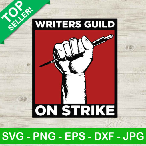 Writers Guild On Strike Svg