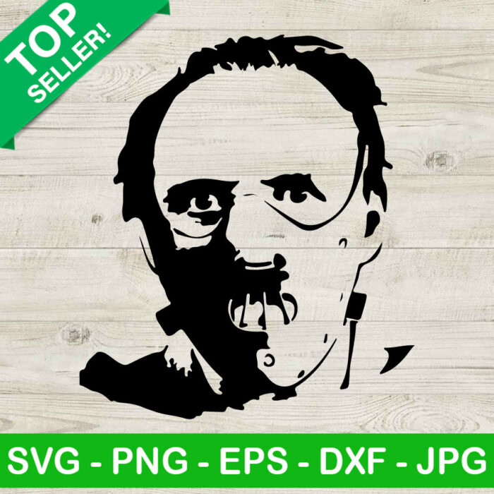 Hannibal Halloween SVG, Hannibal Lecter SVG, Horror Halloween SVG