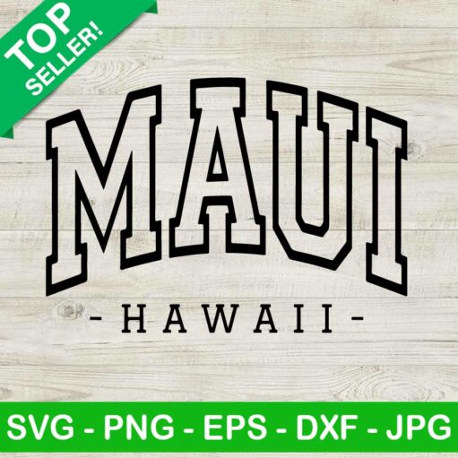 Maui Hawaii Svg