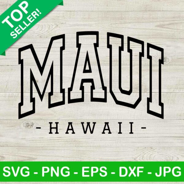 Maui Hawaii SVG, Maui Strong SVG, Pray For Hawaii Maui SVG Cricut File