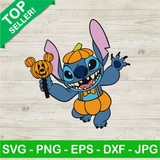 Halloween Stitch Trick Or Treat SVG