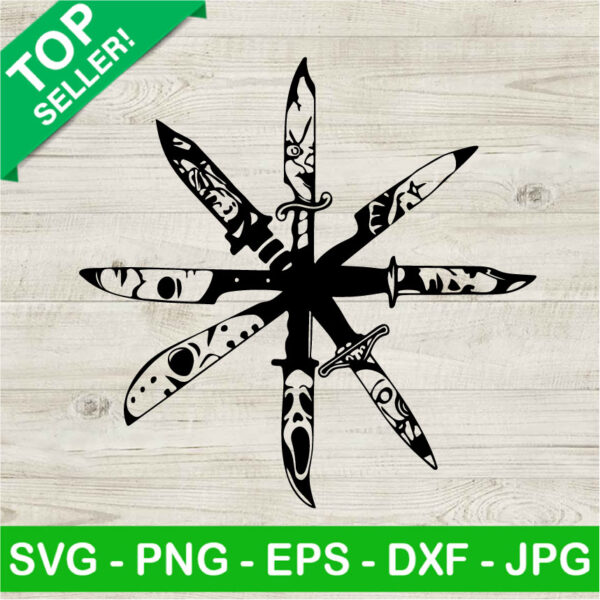 Horror Movie Characters Knife SVG