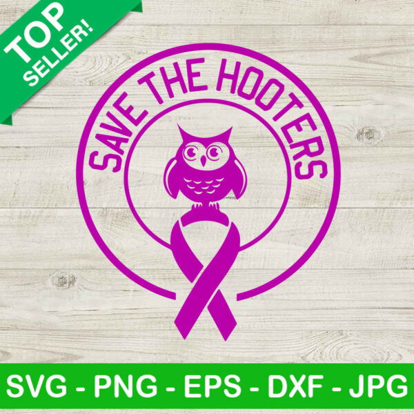 Breast Cancer Save The Hooters SVG