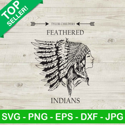 Tyler Childer Feathered Indians Svg