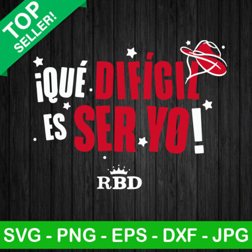 RBD Que Difícil Es Ser Yo SVG