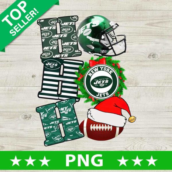 Christmas Ho Ho Ho New York Jets PNG