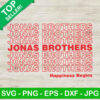 Retro Jonas Brothers SVG