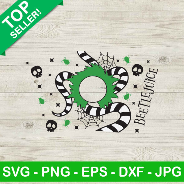 Beetlejuice Full Wrap Starbuck SVG